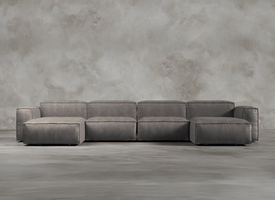 Modular Sofa I Belvedere I Porpoise I Warm Grey