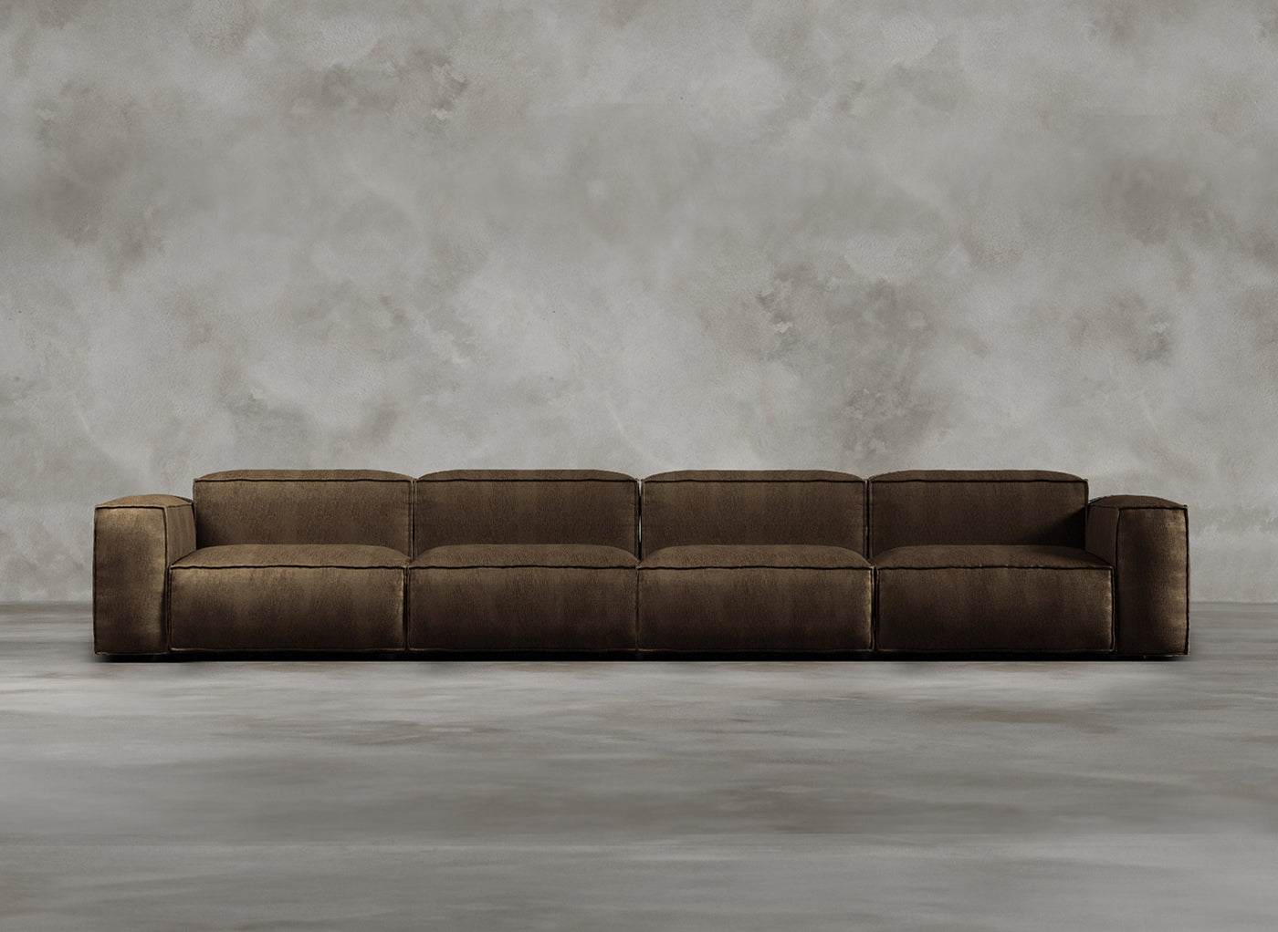 Modular Sofa I Belvedere I Sepia I Medium Warm Brown