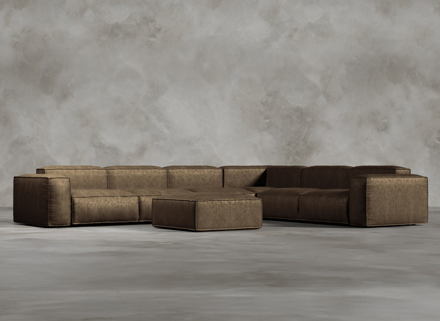 Modular Sofa I Belvedere I Sepia I Medium Warm Brown