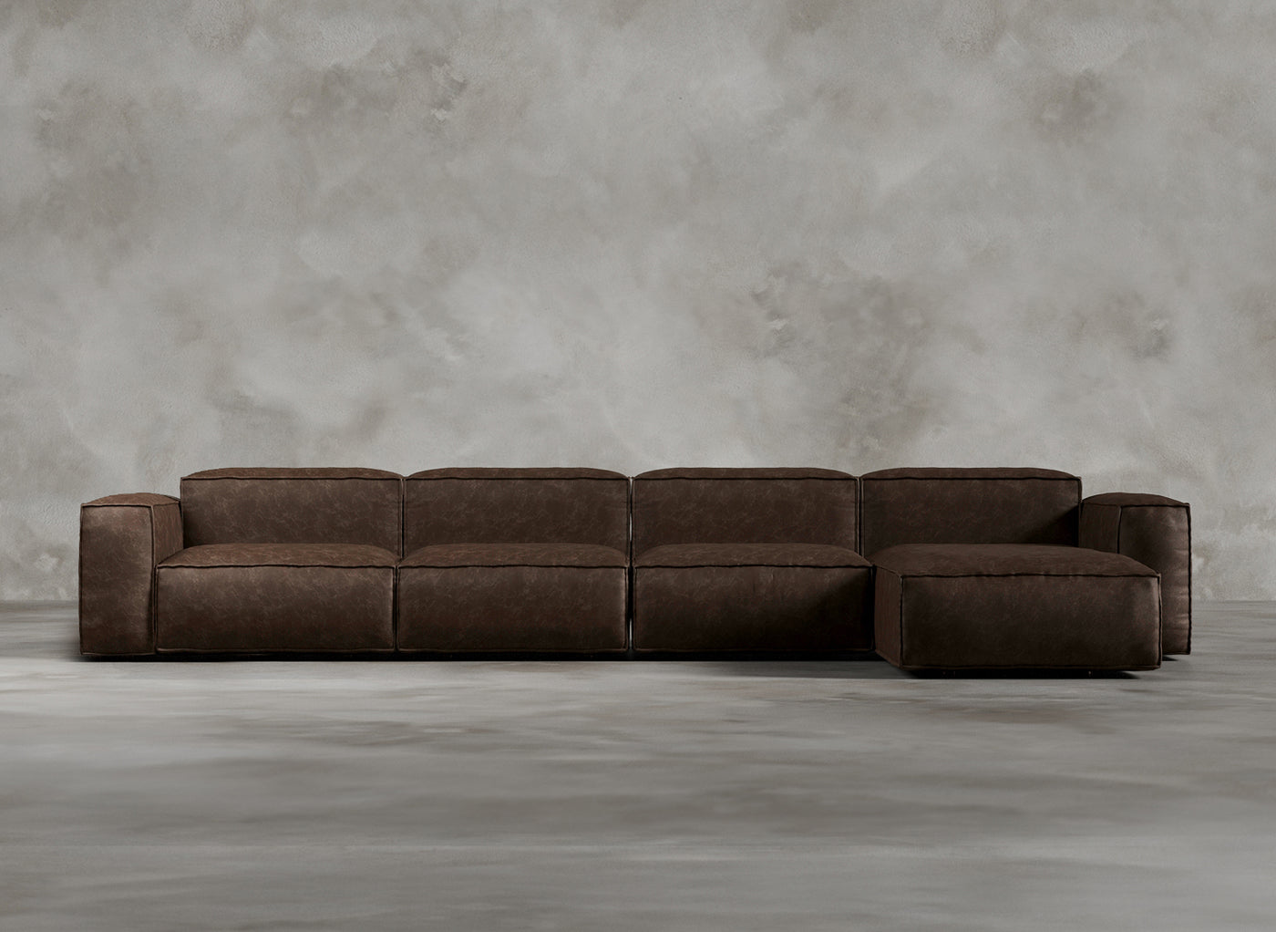 Modular Sofa I Laurent I Auburn I Tobacco