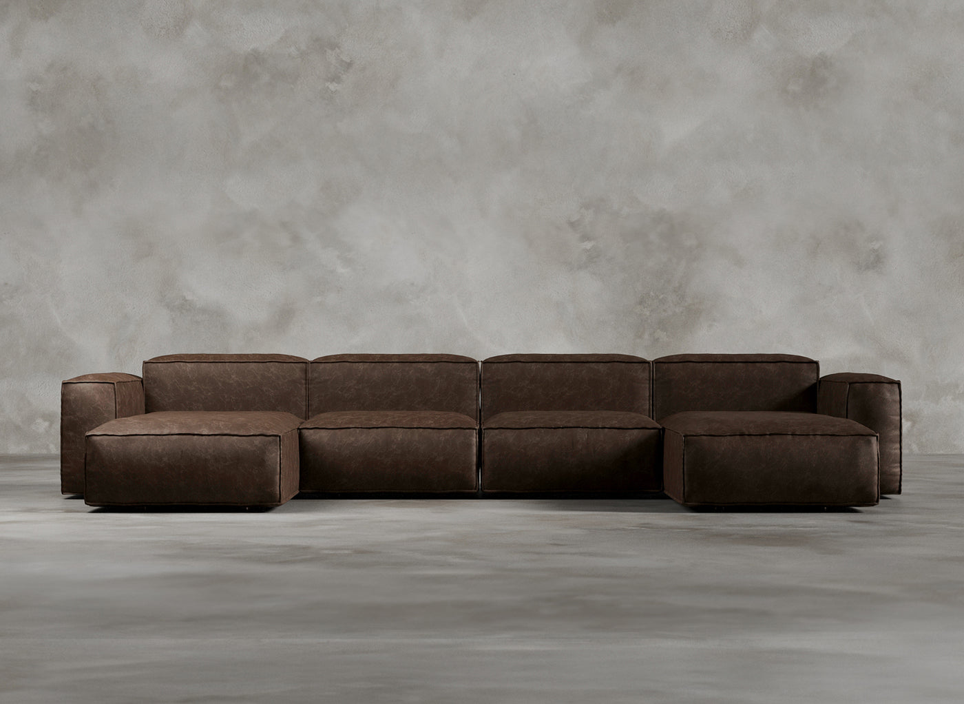 Modular Sofa I Laurent I Auburn I Tobacco