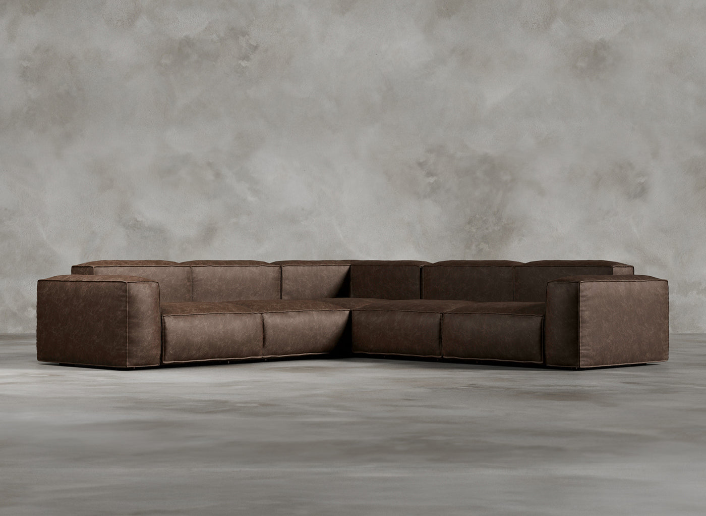 Modular Sofa I Laurent I Auburn I Tobacco