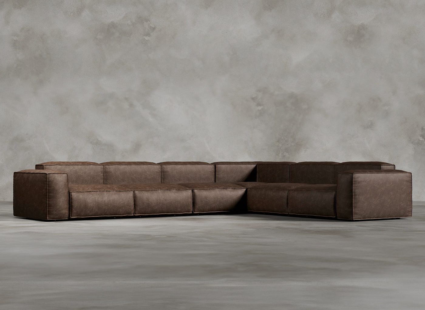 Modular Sofa I Laurent I Auburn I Tobacco