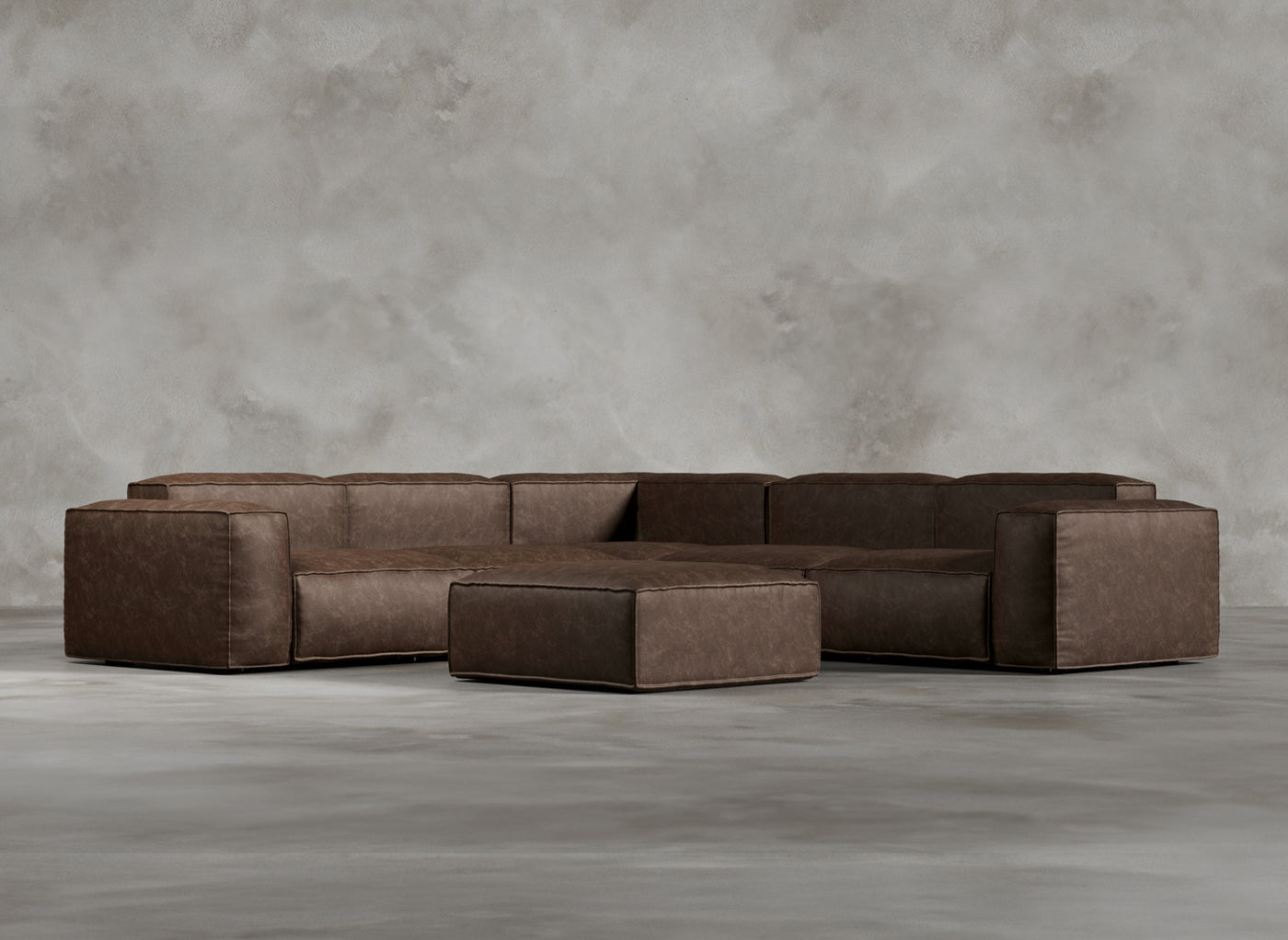 Modular Sofa I Laurent I Auburn I Tobacco