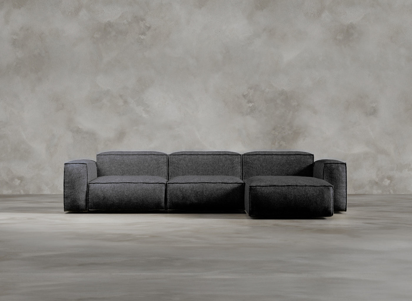 Modular Sofa I Kensington I Platinum I Dark Grey