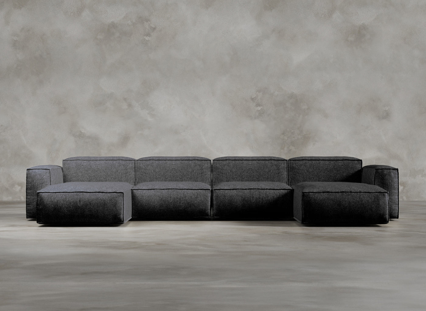 Modular Sofa I Kensington I Platinum I Dark Grey