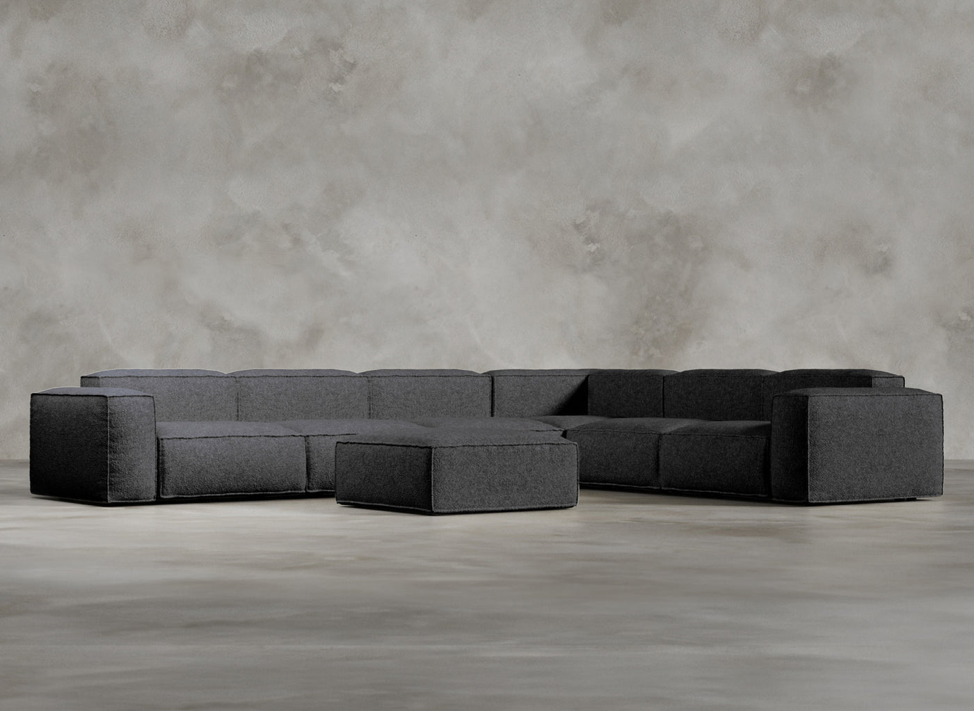 Modular Sofa I Kensington I Platinum I Dark Grey