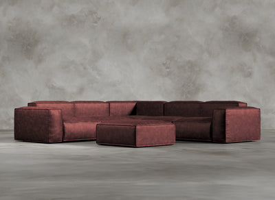 Modular Sofa I Laurent I Roseate I Red