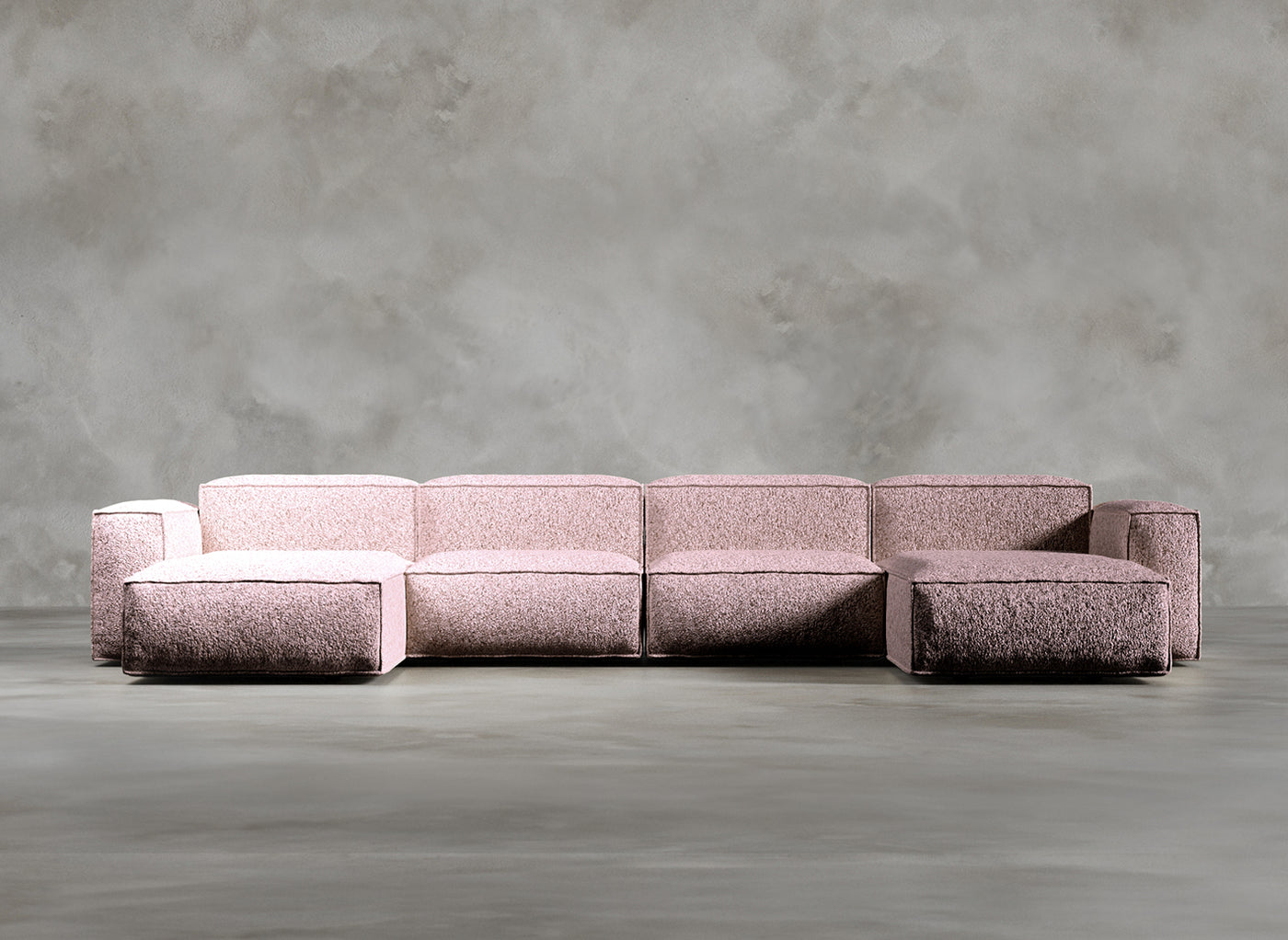 Modular Sofa I Dalston I Thulian I Pink