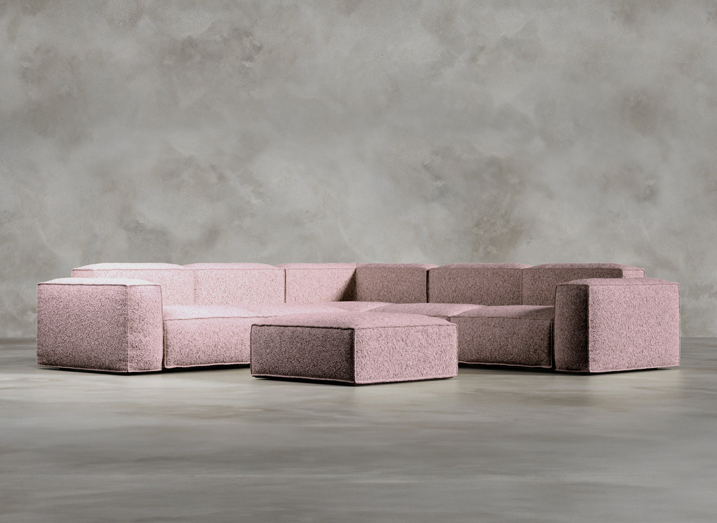 Modular Sofa I Dalston I Thulian I Pink