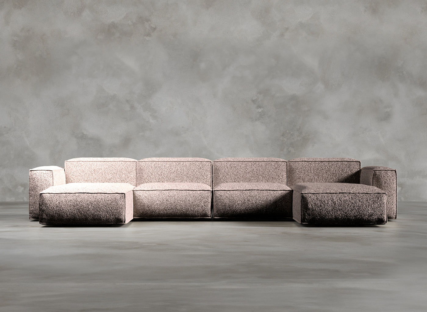 Modular Sofa I Dalston I Cocoa Mist I Mink