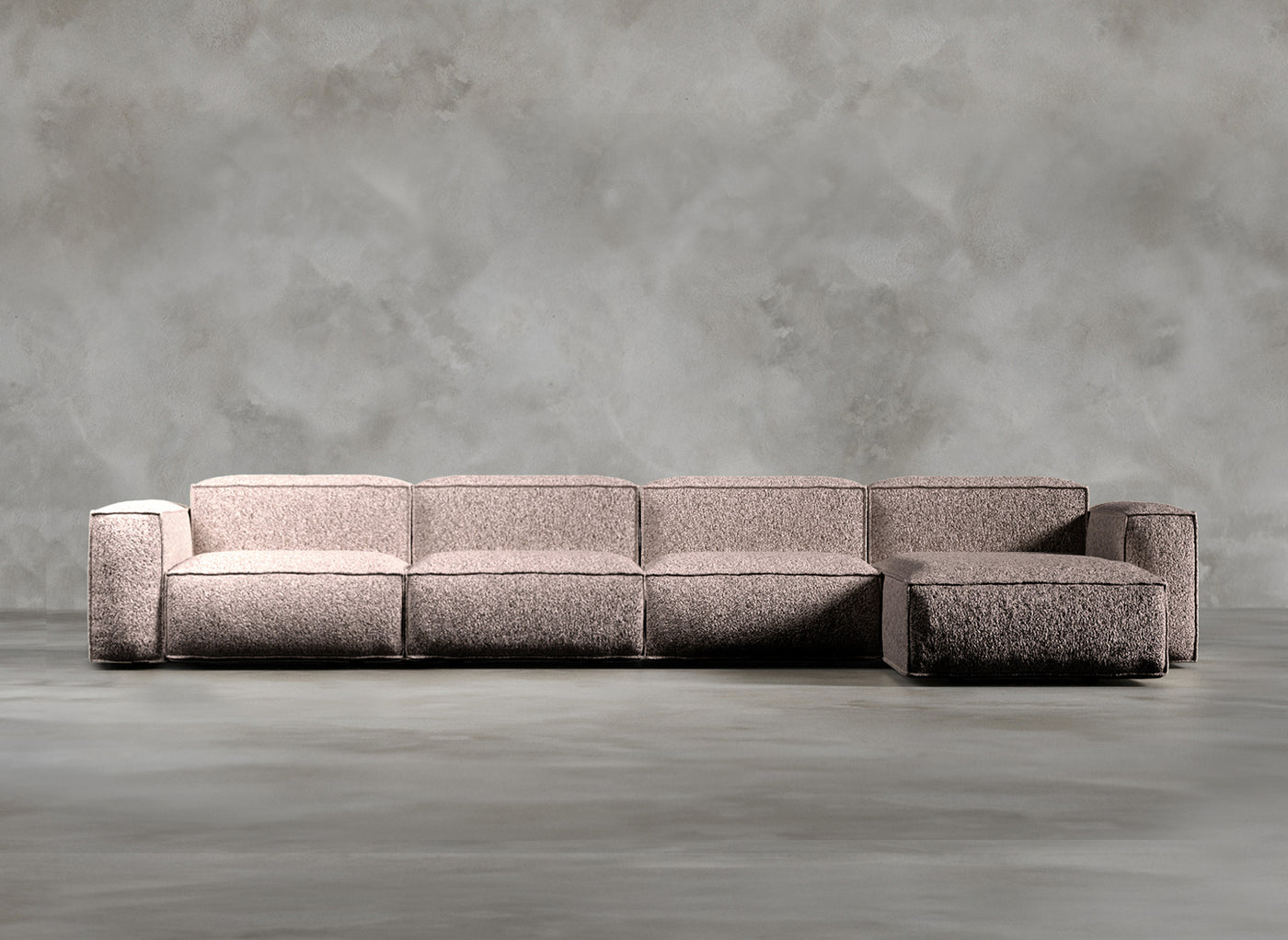 Modular Sofa I Dalston I Cocoa Mist I Mink