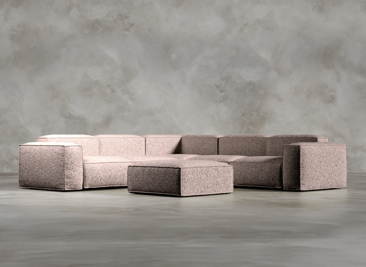Modular Sofa I Dalston I Cocoa Mist I Mink