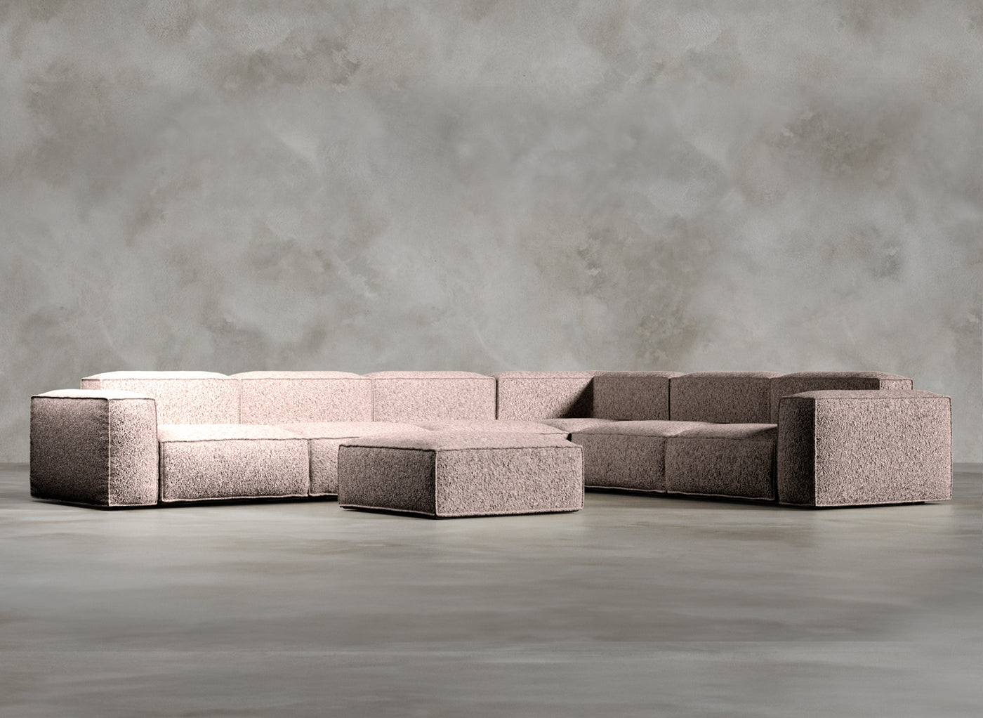 Modular Sofa I Dalston I Cocoa Mist I Mink