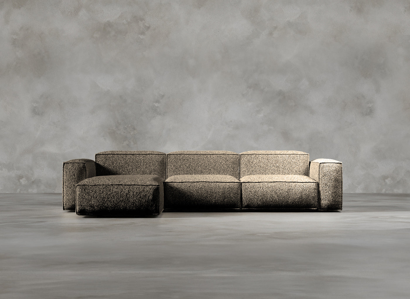 Modular Sofa I Dalston I Sepia I Light Brown