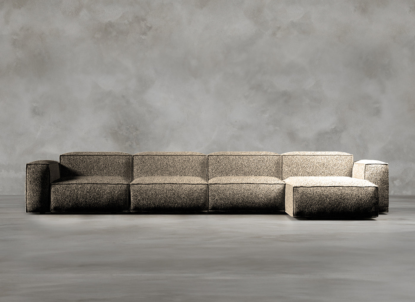 Modular Sofa I Dalston I Sepia I Light Brown