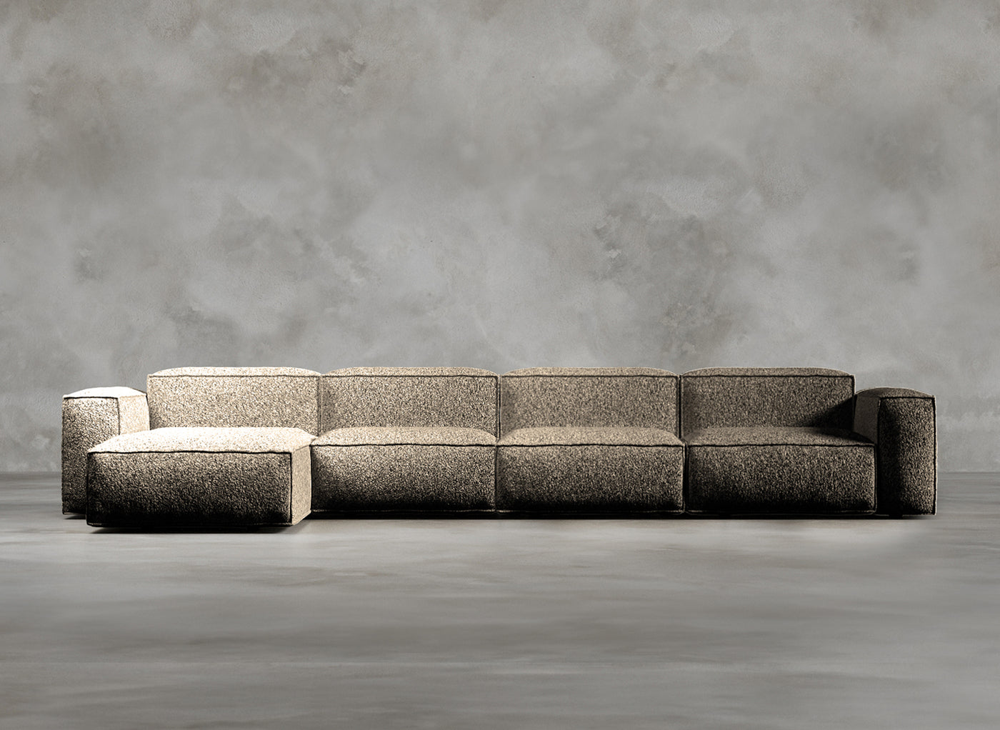 Modular Sofa I Dalston I Sepia I Light Brown