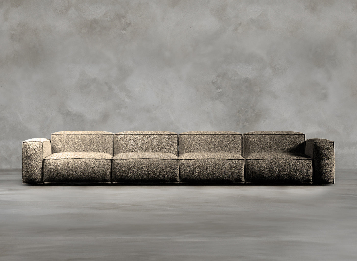 Modular Sofa I Dalston I Sepia I Light Brown