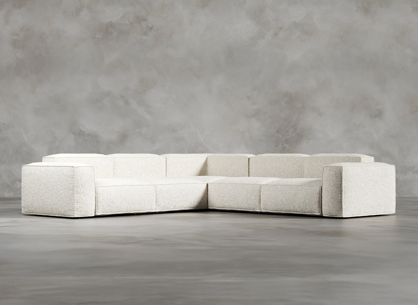 Modular Sofa I Dalston I Lunar I White