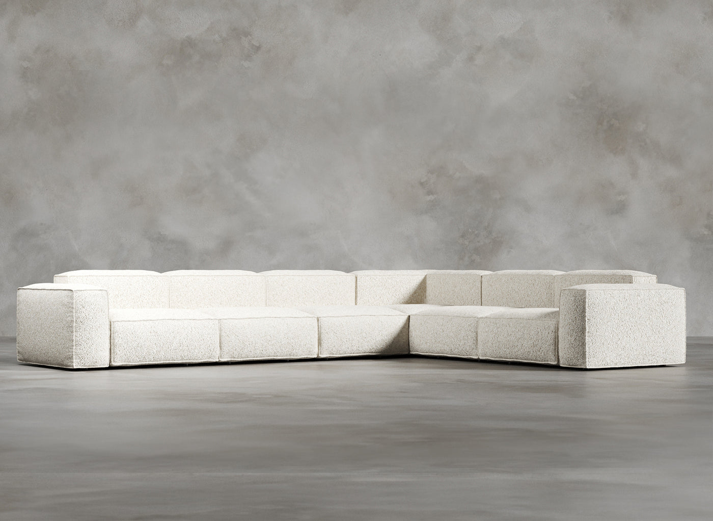 Modular Sofa I Dalston I Lunar I White