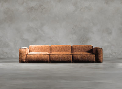 Modular Sofa I Dalston I Vermillion I Burnt Orange
