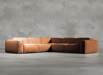 Modular Sofa I Dalston I Vermillion I Burnt Orange