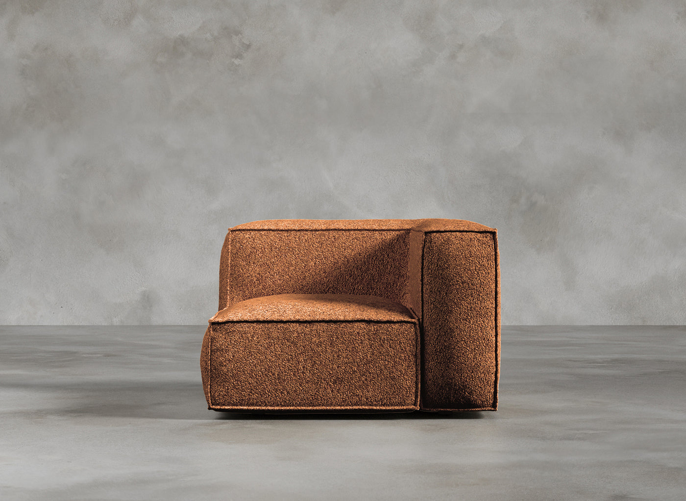 Modular Sofa I Dalston I Vermillion I Burnt Orange