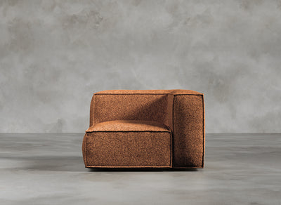 Modular Sofa I Dalston I Vermillion I Burnt Orange