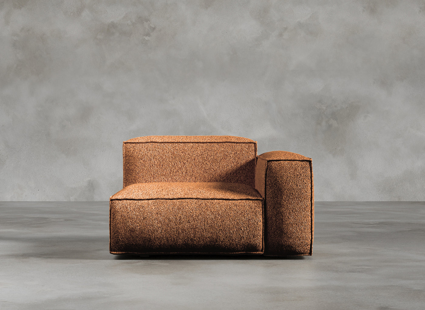 Modular Sofa I Dalston I Vermillion I Burnt Orange