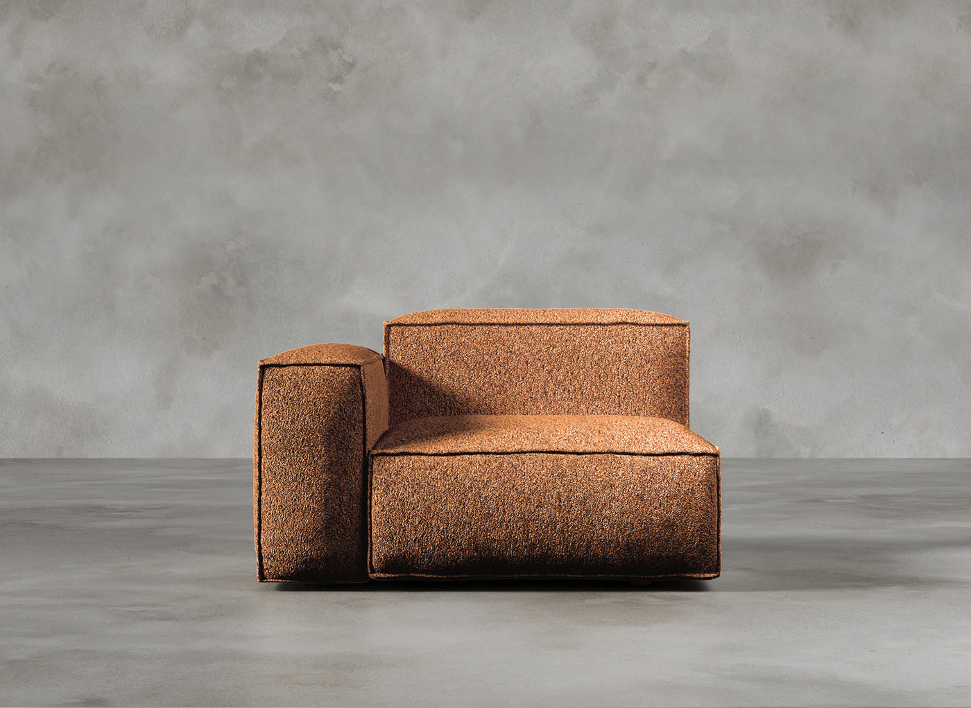 Modular Sofa I Dalston I Vermillion I Burnt Orange